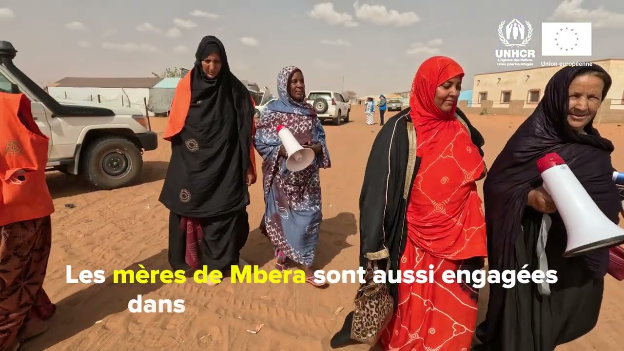 Au camp de réfugiés maliens de Mbéra en Mauritanie, la priorité donnée à la protection des enfants