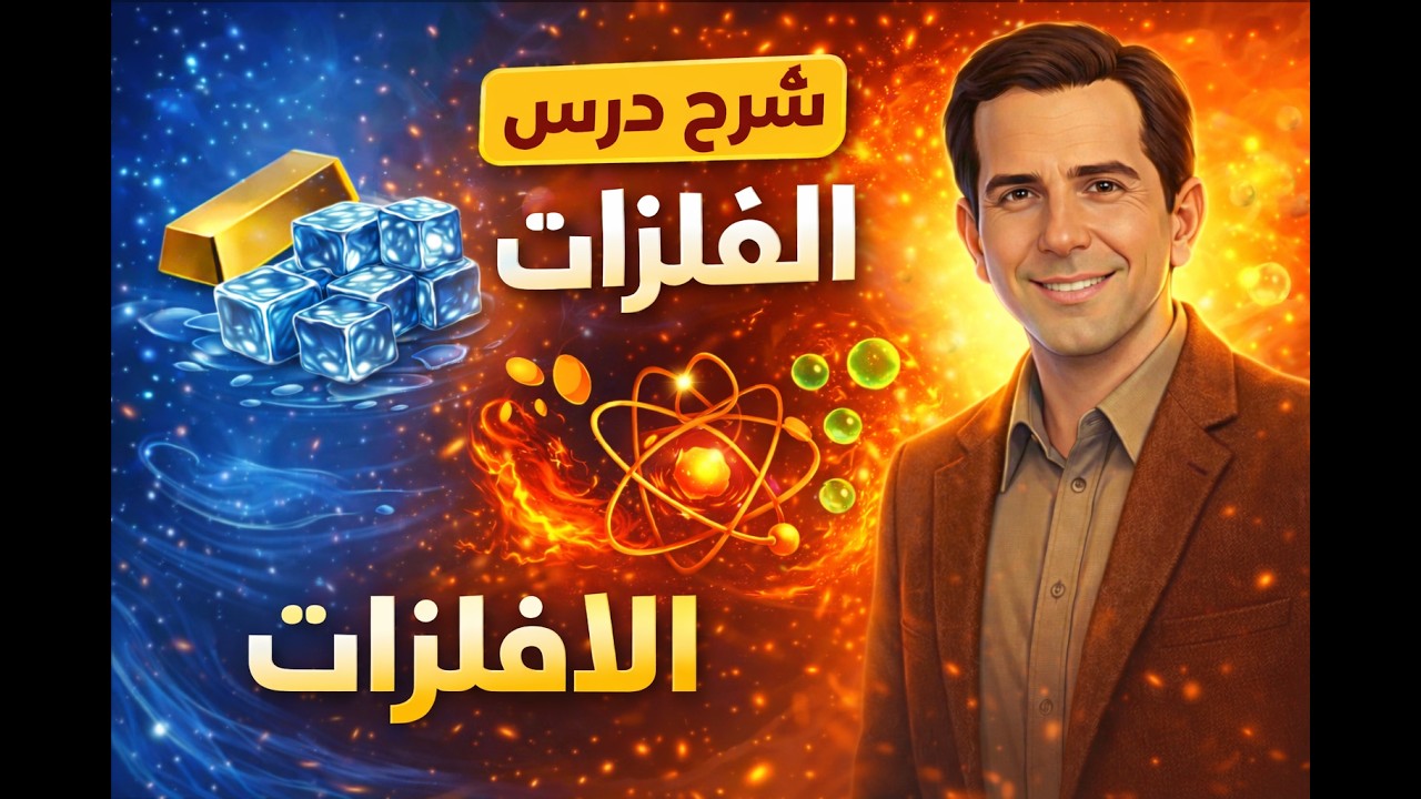الفلزات واللافلزات الصف الأول الإعدادي 2026 | شرح الدرس الأول علوم الترم الثاني