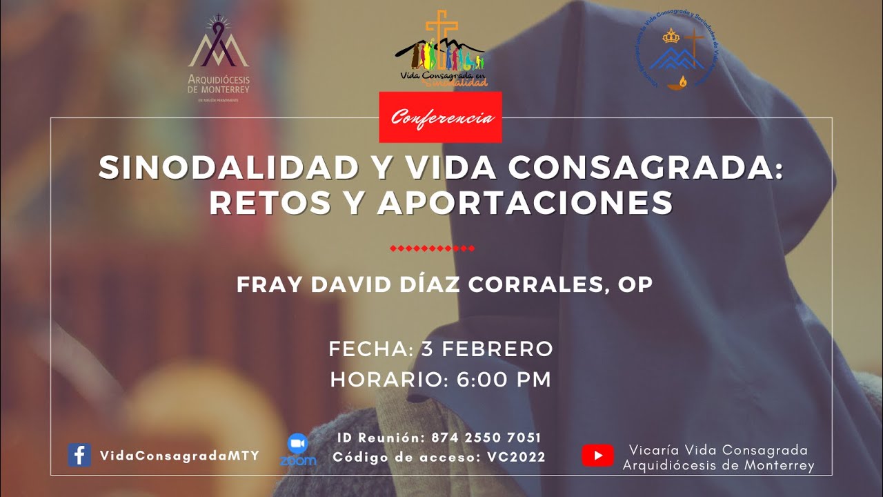 🟠Sinodalidad y Vida Consagrada, retos y aportaciones🟠