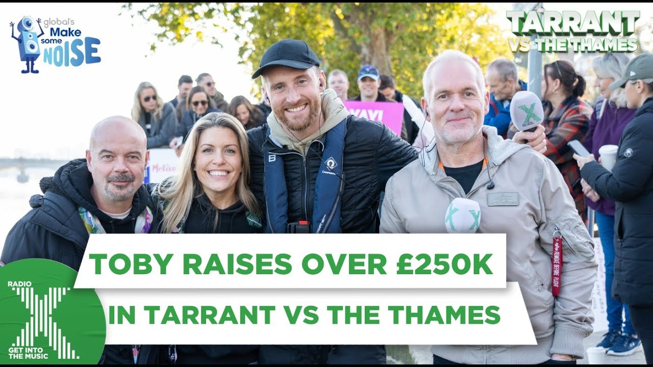 Toby raises over £250,000 in Tarrant vs The Thames