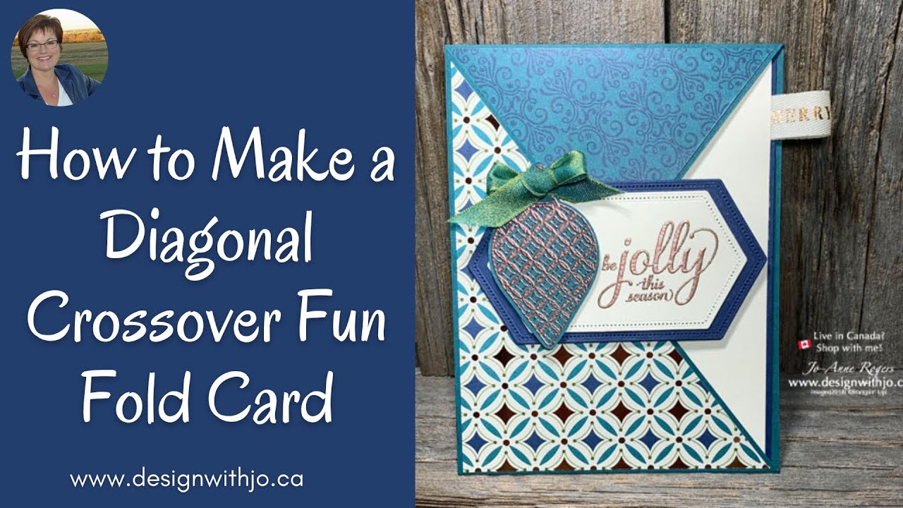 How to Make a Diagonal Crossover Fun Fold Card