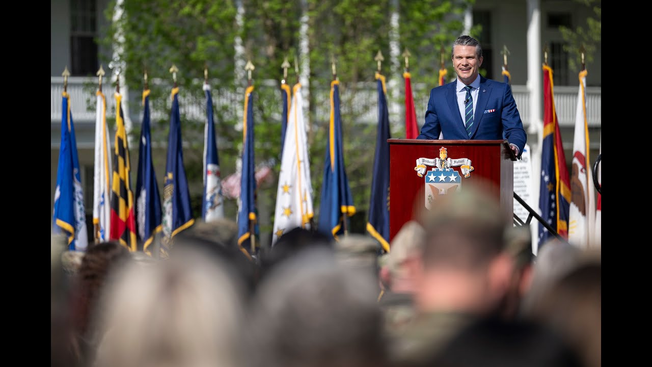 LIVE: SecDef Pete Hegseth delivers remarks at the Army War College