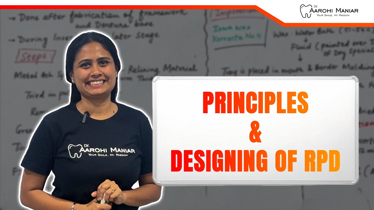 Principles & Designing of Removable Partial Denture (RPD)