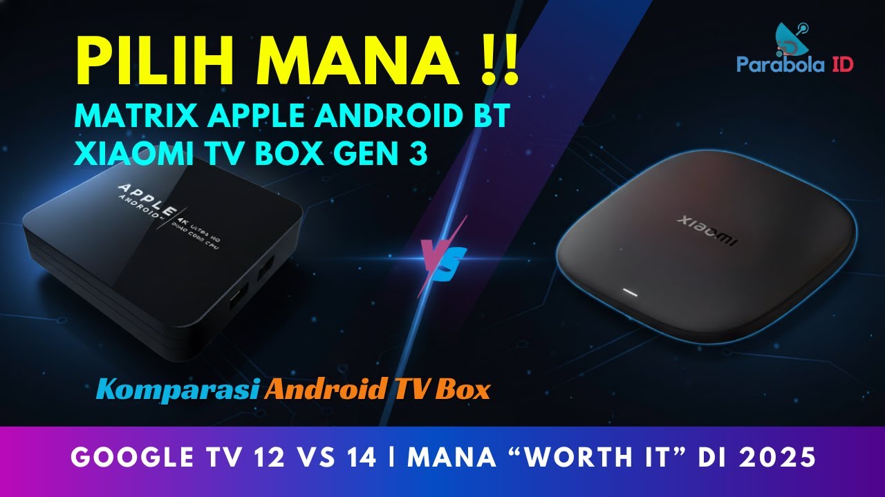 Matrix Apple Android BT RAM 4GB vs Xiaomi Gen 3 RAM 2GB ! ⚡Google TV 12 vs 14 | Choose Which in 2...