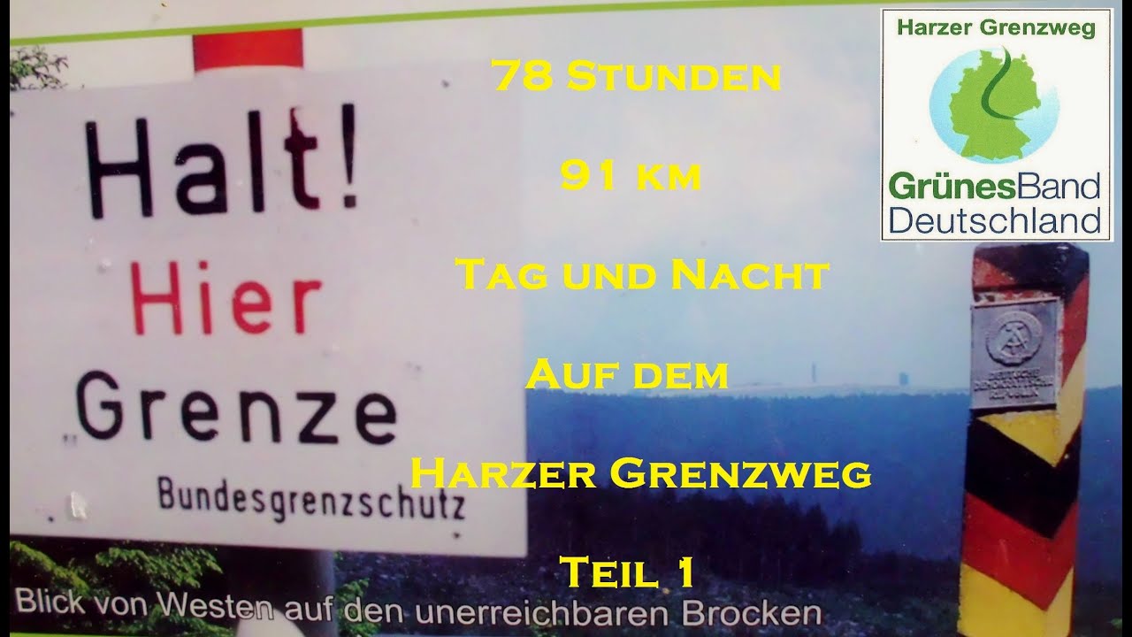 Harzer Grenzweg in 78 Stunden Outdoor| 91 km in drei Tagen und Nächten | Tag 1 | Solo Overnight