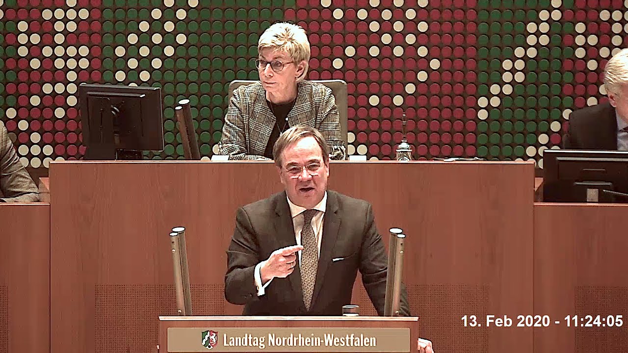 13.02.2020 - Rede Armin Laschet - AfD und Thüringen - Landtag NRW 81. Sitzung