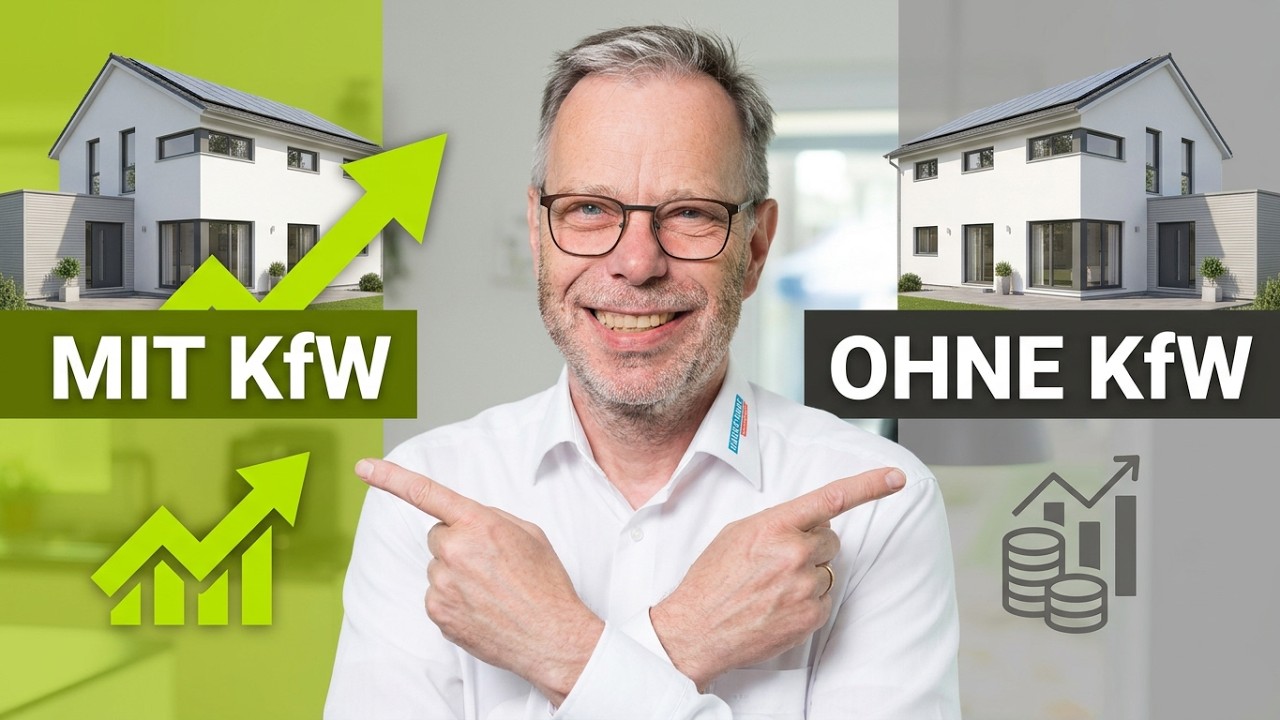 Bauen mit oder ohne KfW-Förderung - wie wirkt sich die Entscheidung finanziell aus?