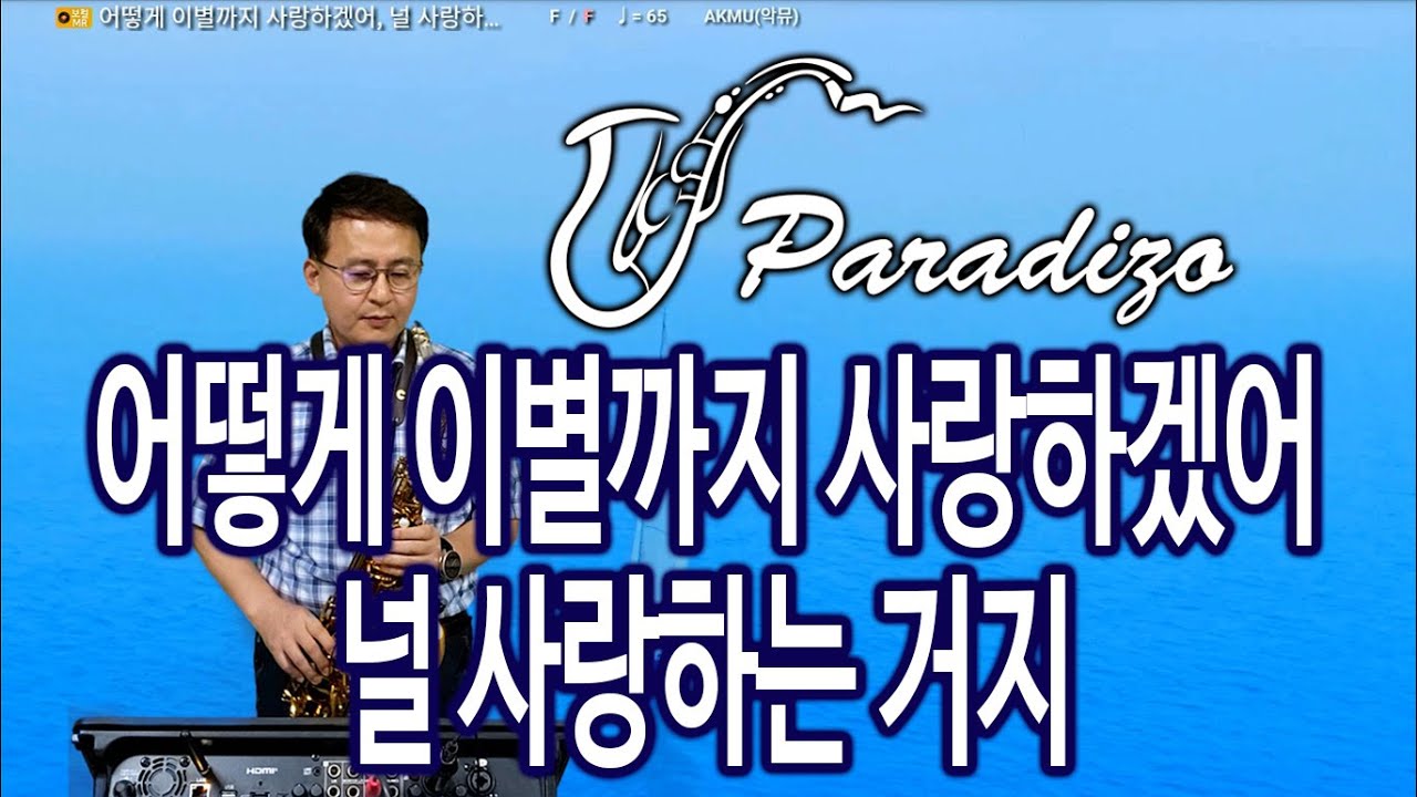 어떻게 이별까지 사랑하겠어 널 사랑하는 거지 / 악뮤 | Saxophone Cover / 알토색소폰 - 정낙웅 #리얼마스터2 #realmaster2 #리마2연주영상