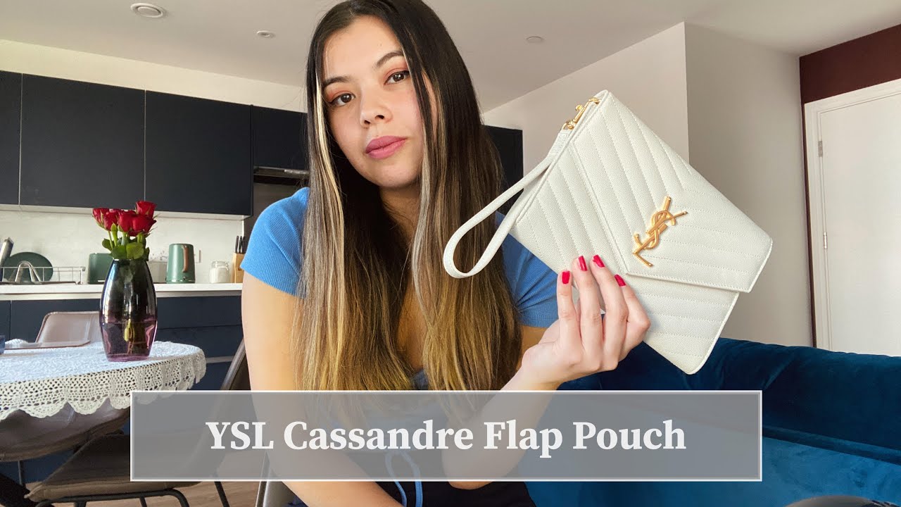 REVIEW of Saint Laurent CASSANDRE MATELASSÉ FLAP POUCH (is it as good as the WOC?)