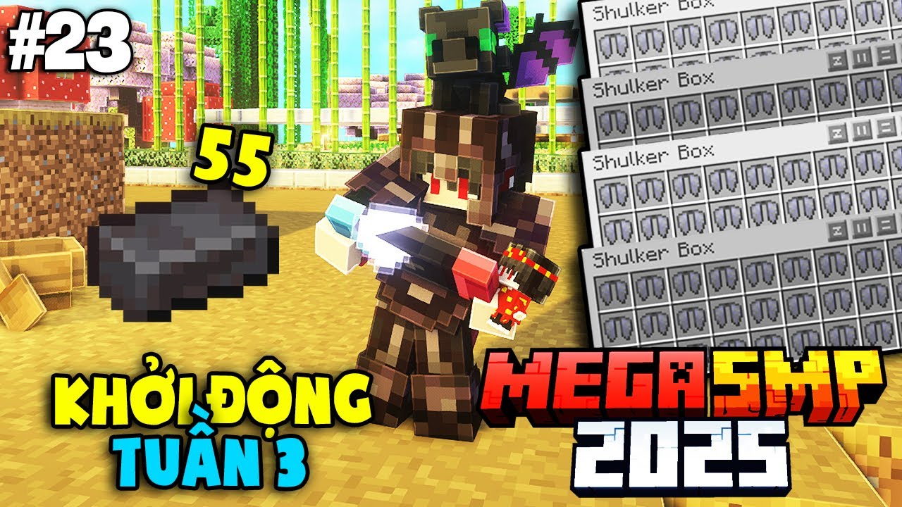 Chill Cùng Thử Thách Tuần Thứ 3 Của Server.. | KiraMC Minecraft MEGA SMP 2025 Tập 23