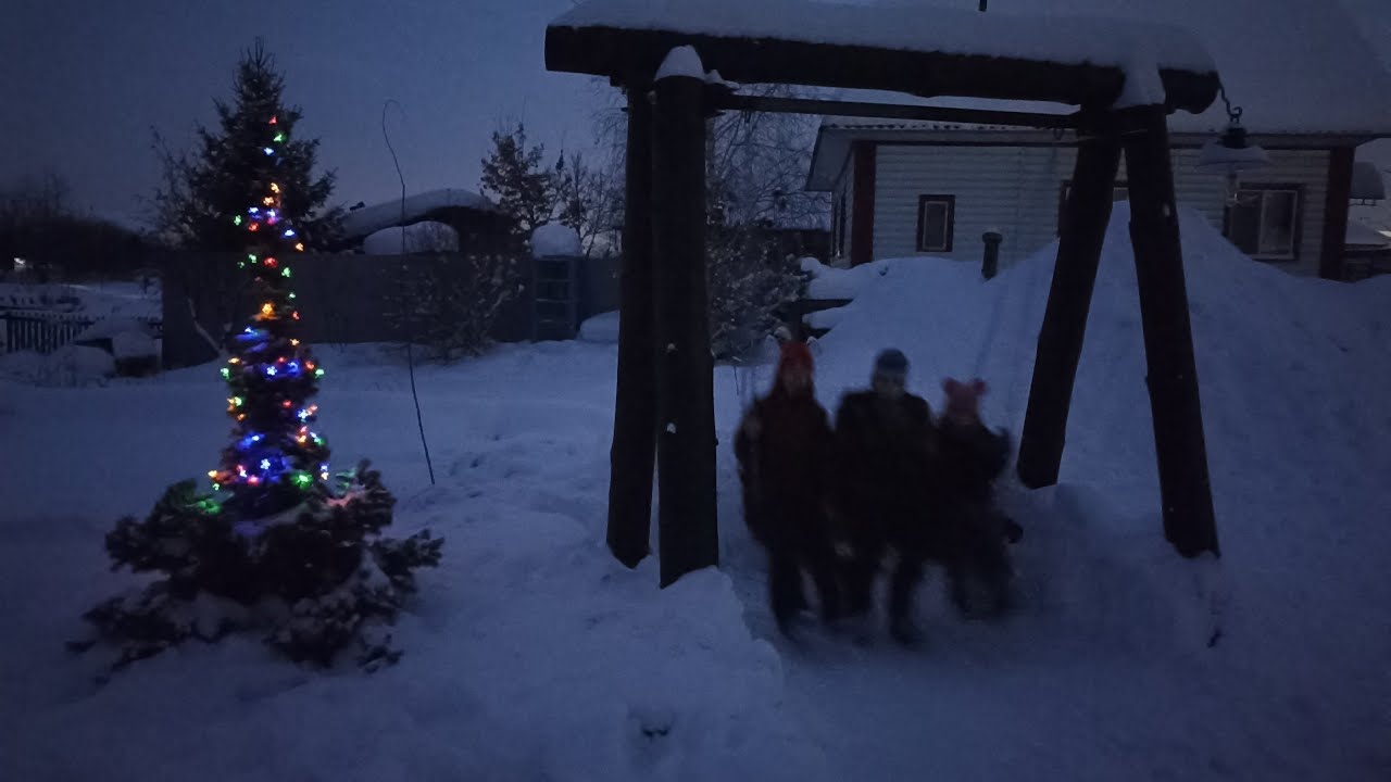 😁 Строим горку всеми силами!!! 