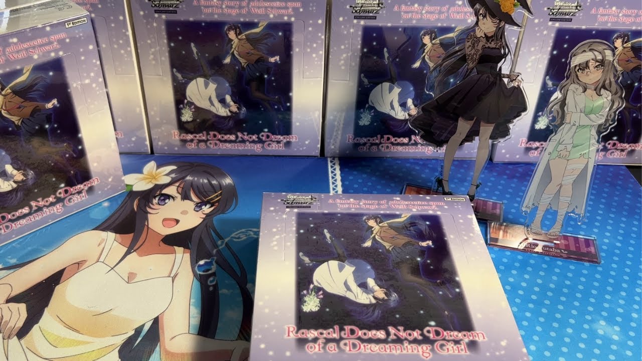 [Weiss Schwarz] Rascal Does Not Dream of a Dreaming Girl Box Opening