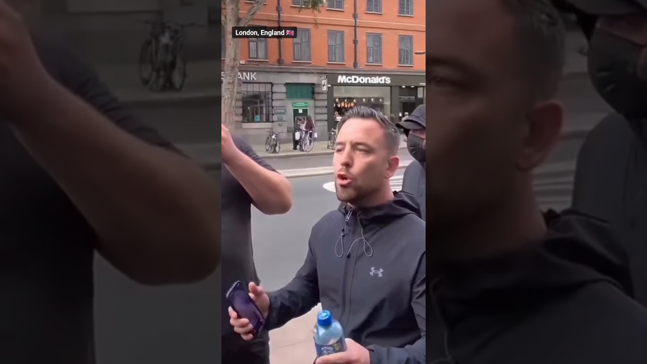 London Protest: Organizer Briefs Masked Men After Dover Port Blockade