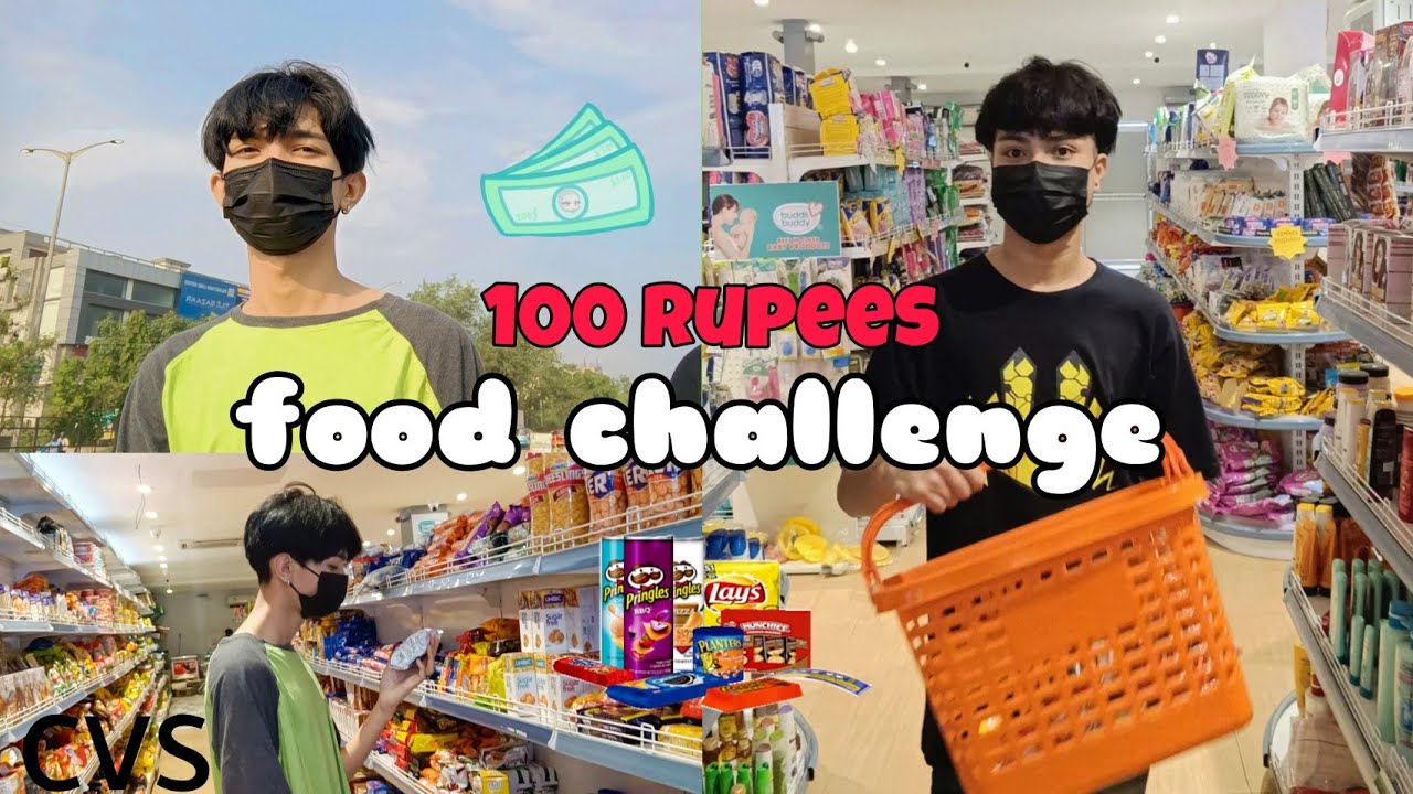 100rs Food Challenge - CVS | vlog