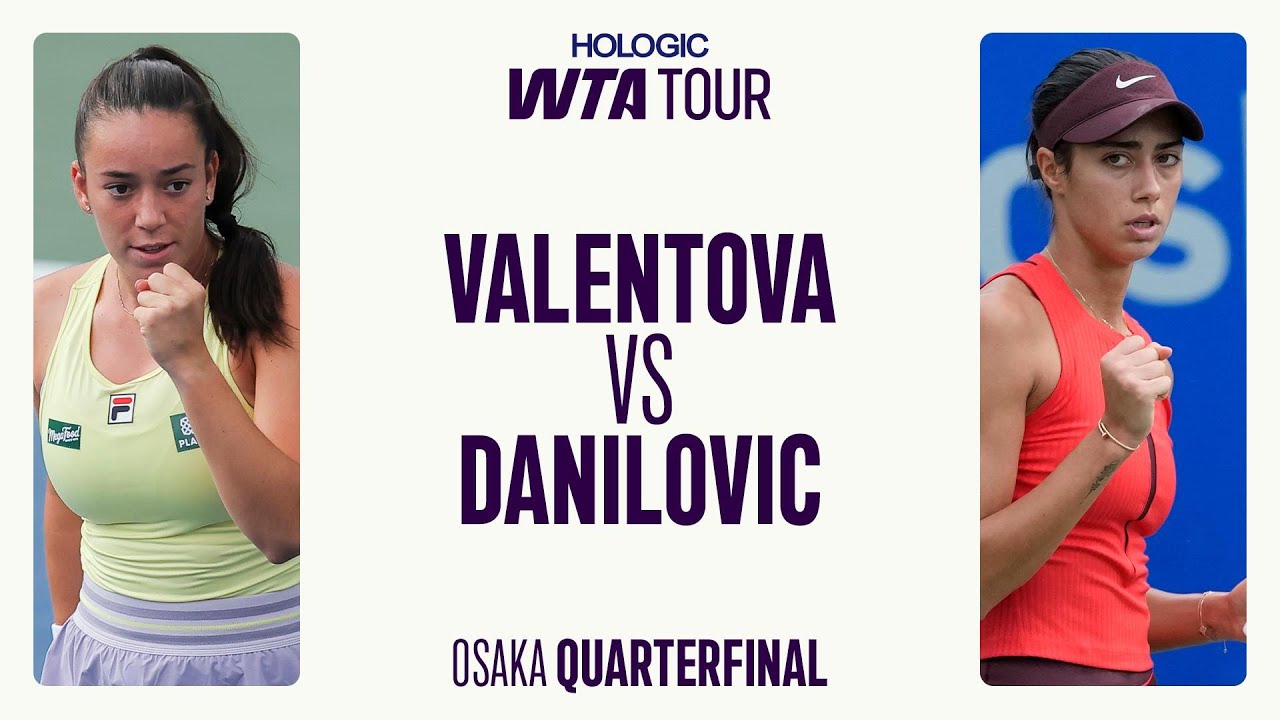 Тереза ​​Валентова против Ольги Данилович | Четвертьфинал Осаки-2025 | Обзор матча WTA