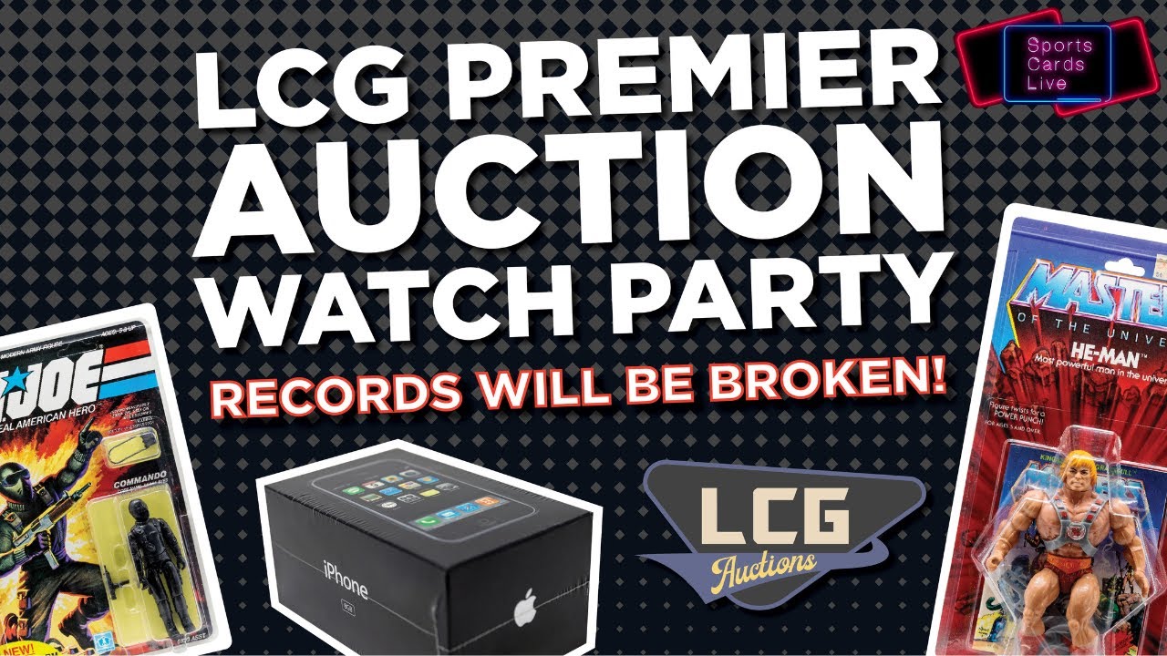 LCG Winter Premier Pop Culture Auction Live Extended Bidding Coverage