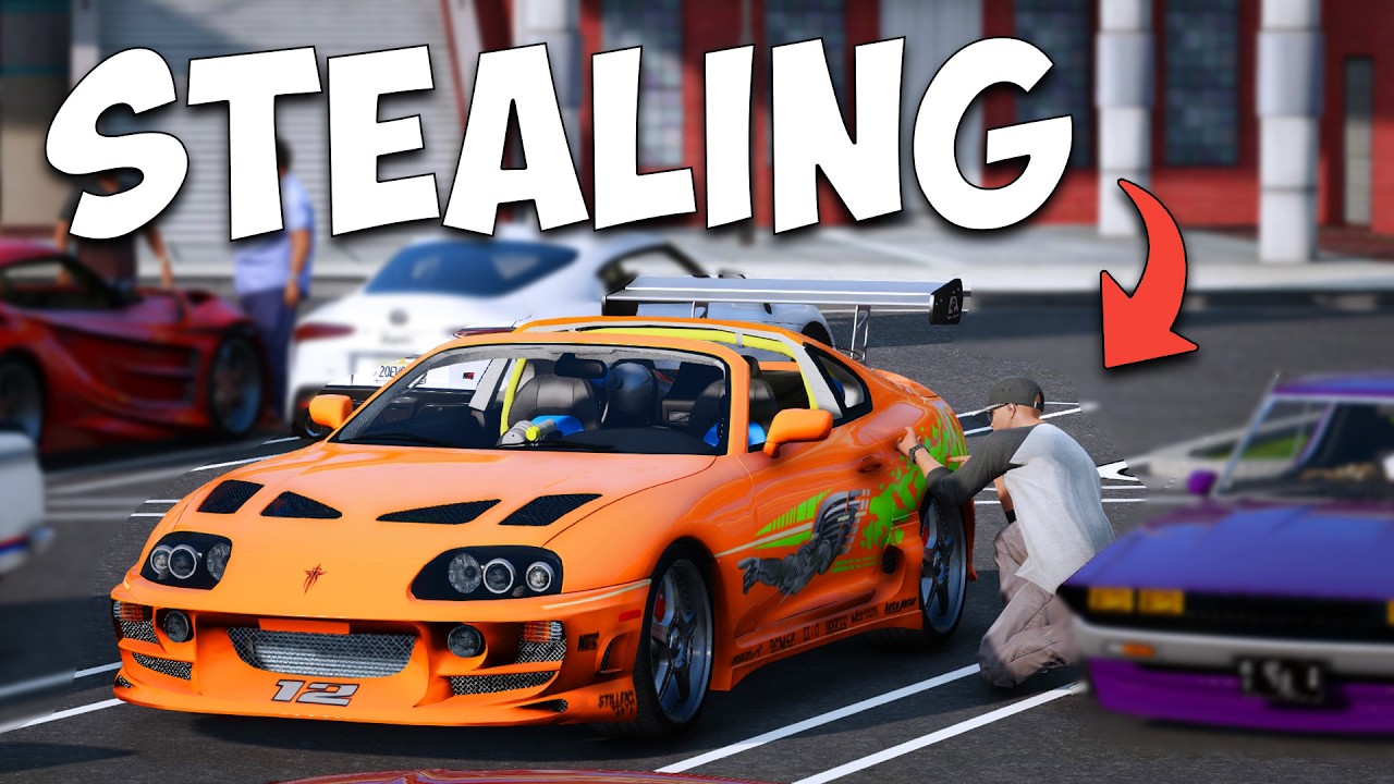 Stealing Cars in Japan Car Meet sa GTA 5