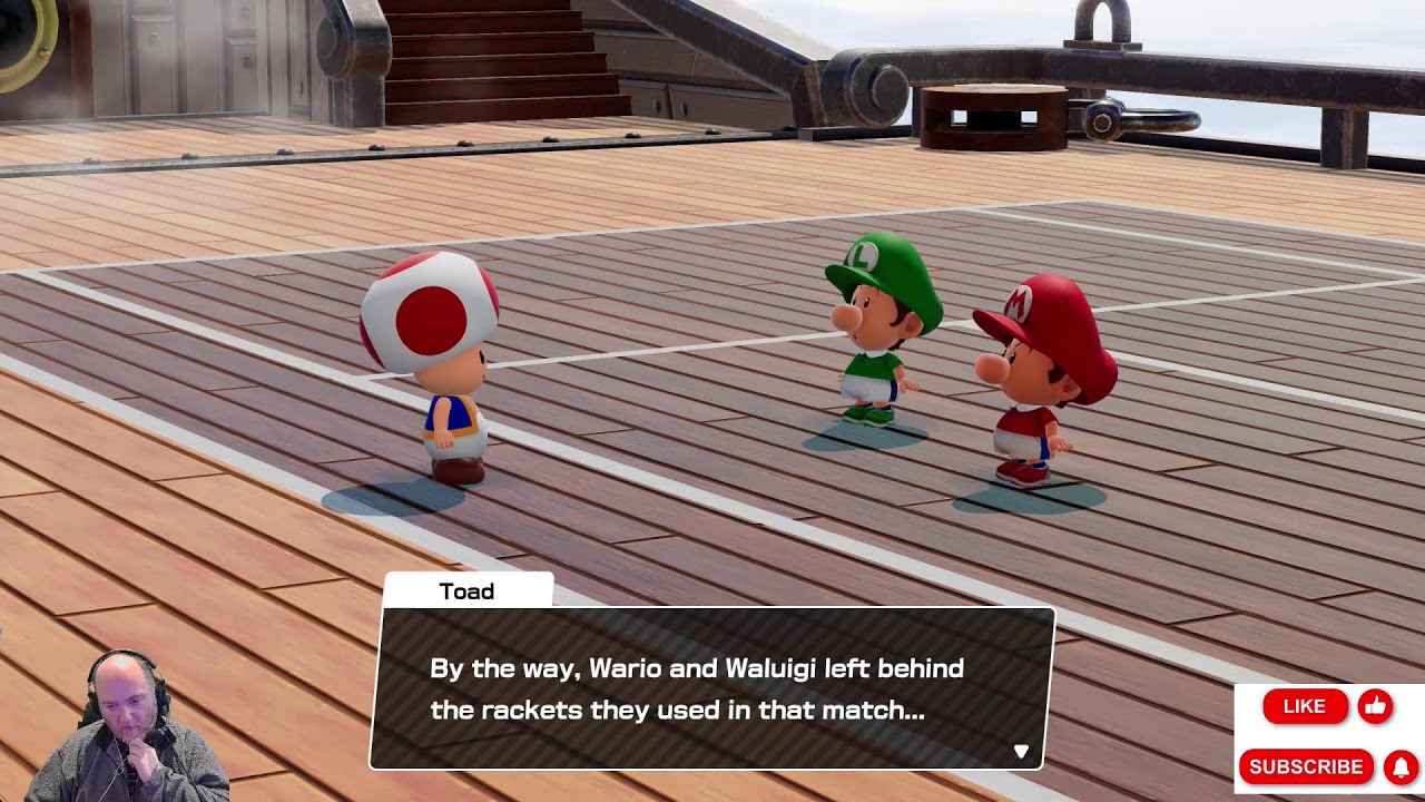 Mario Tennis Fever Adventure Mode! HORIZONTAL