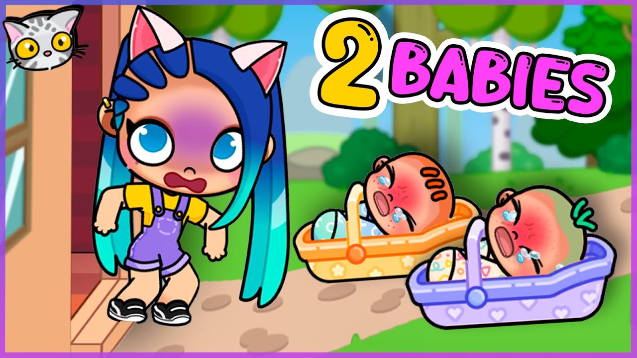 ❌ Two babies ABANDONED at my doorstep! 👶👶 Free Building a baby room | Avatar World