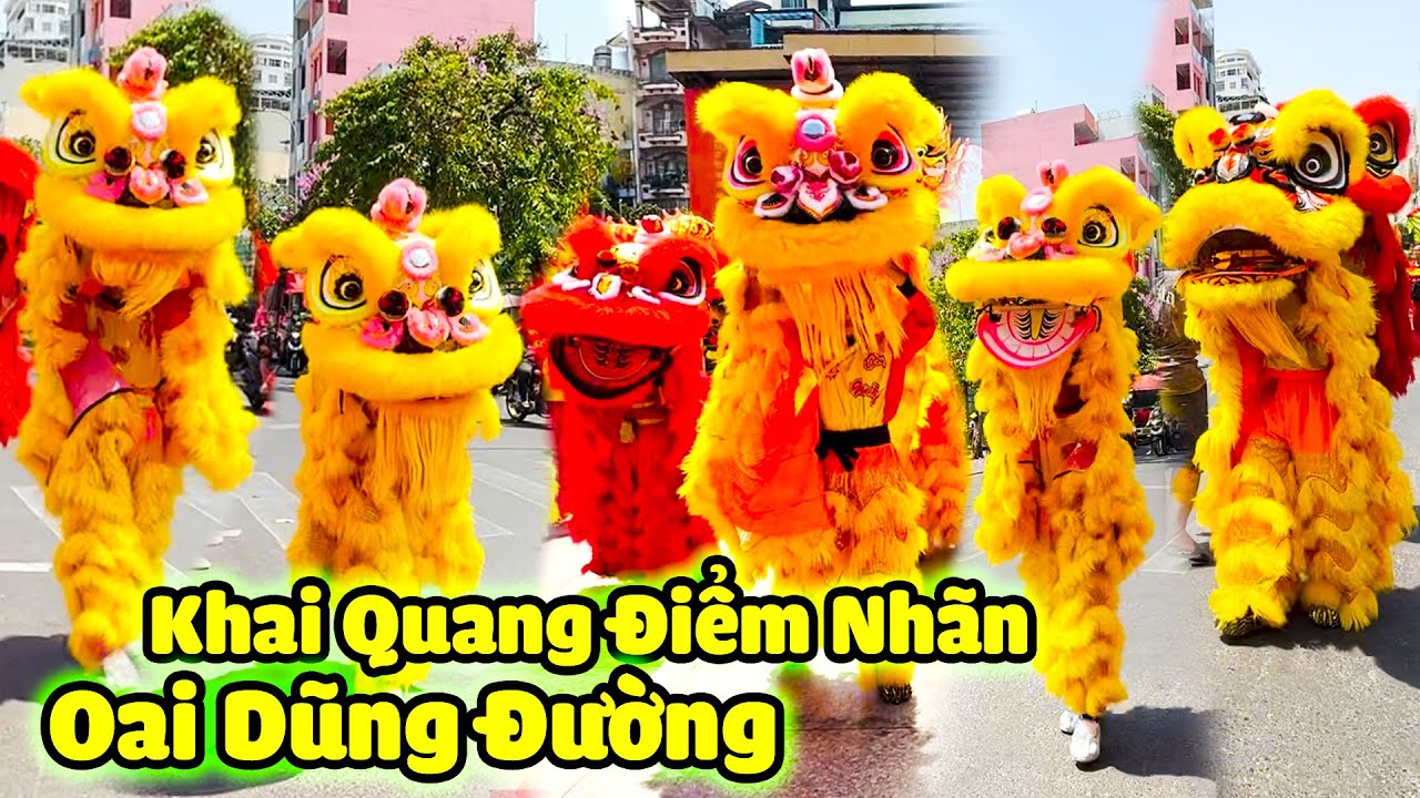 Múa Lân Khai Quang Điểm Nhãn Lân Sư Rồng 2026 LSR Oai Dũng Đường cúng Chùa P. Chợ Lớn