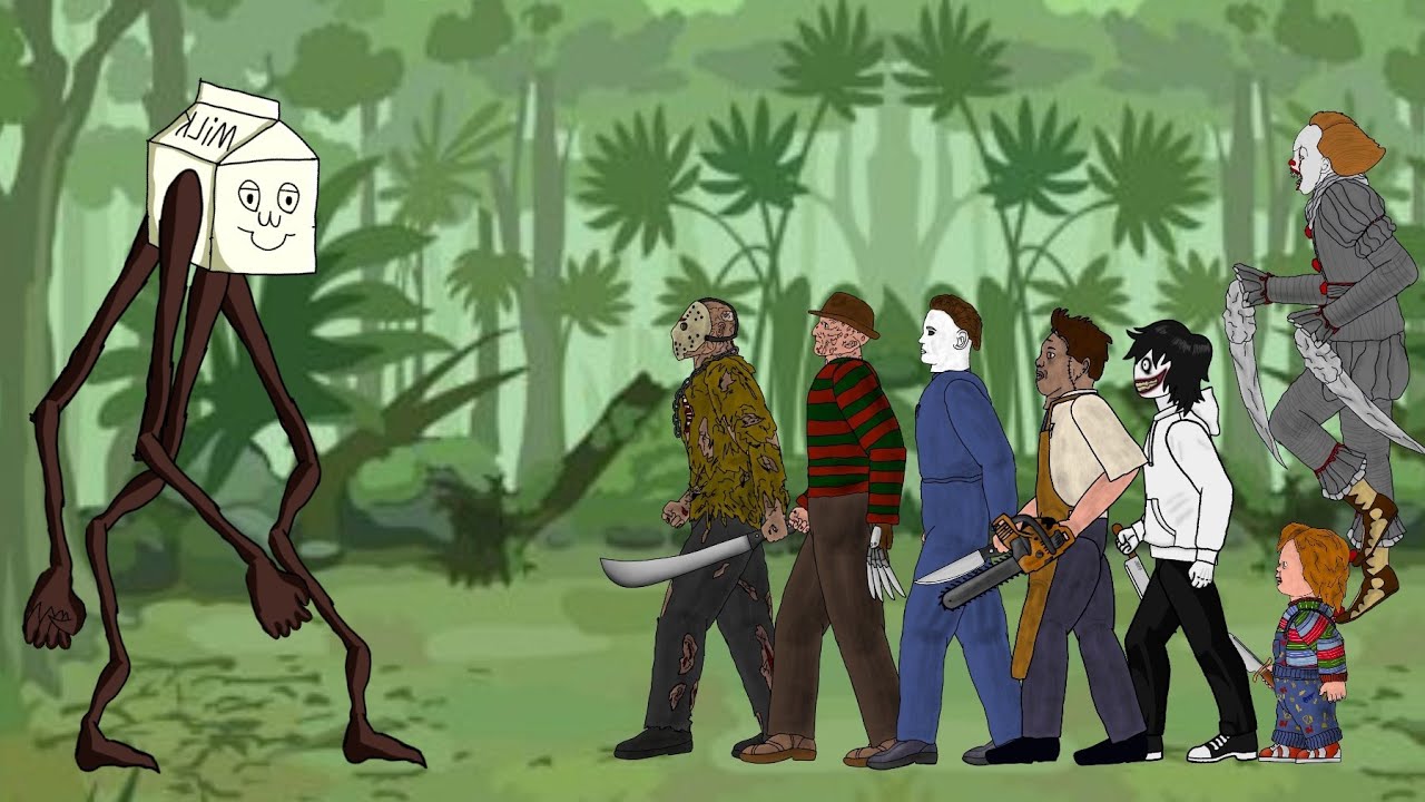 MilkWalker Vs Jason, Freddy, Jeff,Michael, Leatherface,Chucky,IT Pennywise - DC2