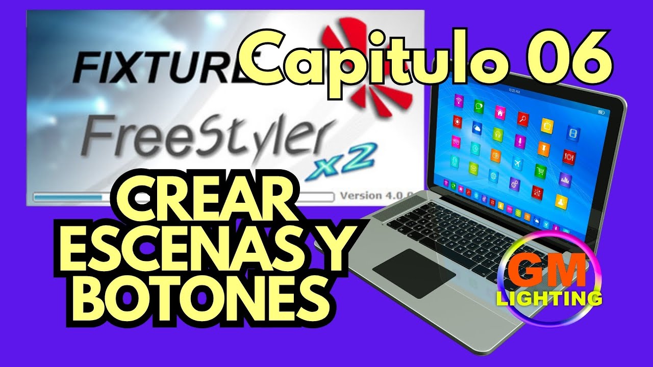 ✅ Freestyler DMX Curso Capítulo 6: Cómo Crear Escenas y Botones como un PRO 🎛️💡 #GMLighting