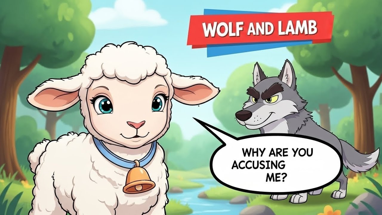 The Wolf and the Lamb | Bedtime Stories for Kids | Pilo Kids Stories