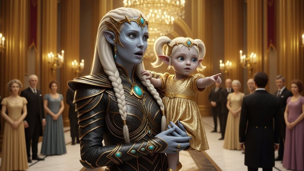 Mom That's Him  Murmured the Tiny Alien Princess—And the Entire Palace Fell Into Astonished Silence