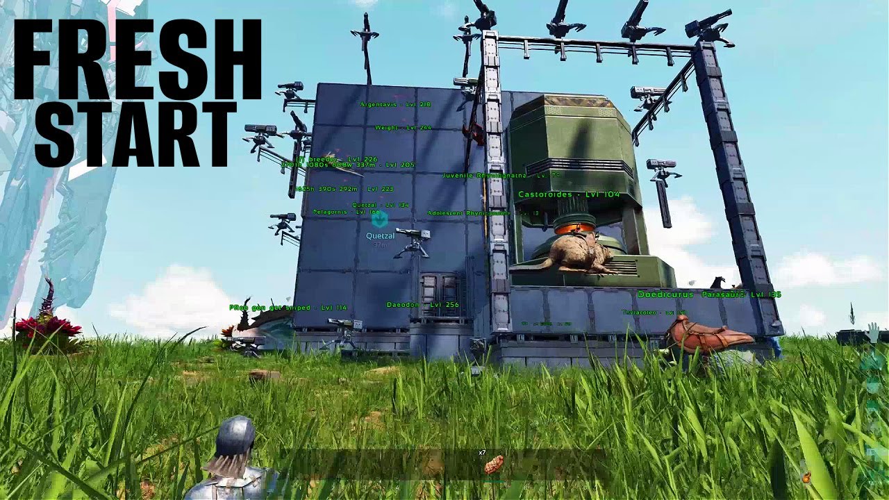 STARTING FRESH on an Established Server - Official 6 Man - ARK Survival Ascended (E4)