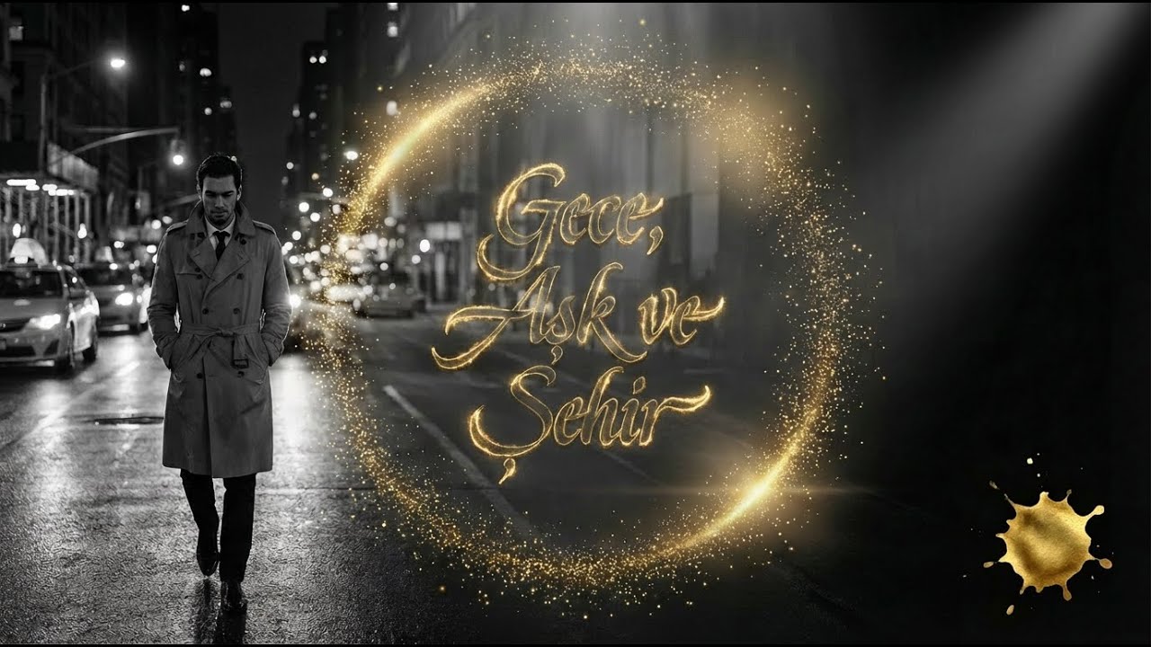 🎶 Gece, Aşk ve Şehir – Siyah Beyaz Bir Aşk Hikayesi 🖤🌃