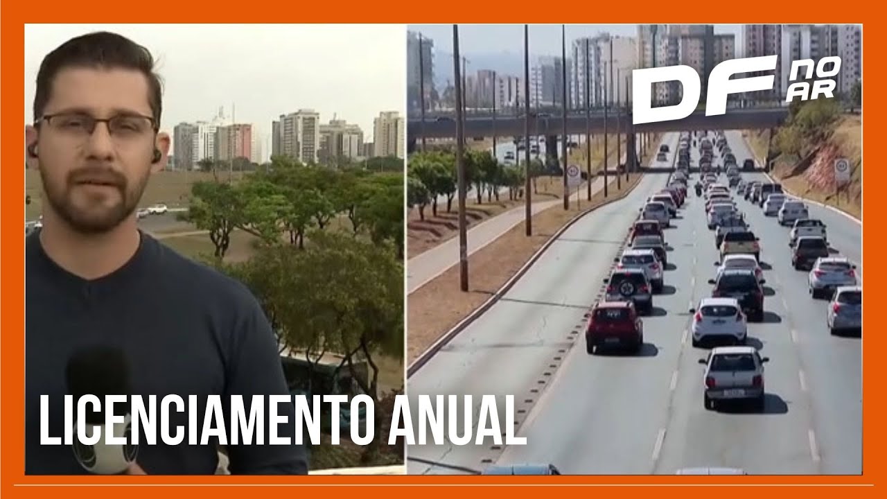 Prazo para renovação anual de veículos no DF com placa final 1 e 2 acaba neste sábado (30)