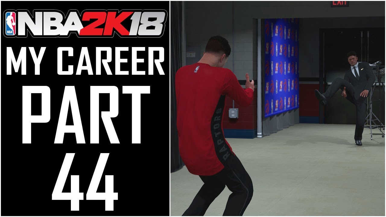 NBA 2K18 - My Career - Let's Play - Part 44 - "Finger Gun Duel, Silver Ankle Breaker" | DanQ8000