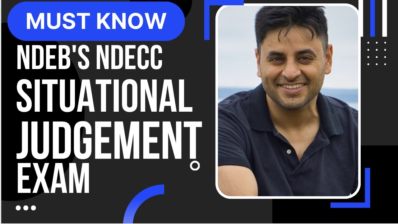 Everything about NDEB's NDECC situational judgement exam