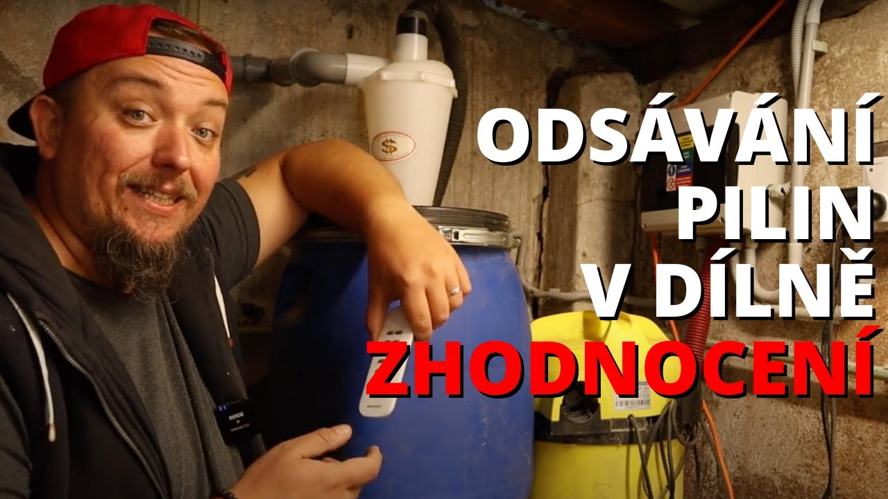 ODSÁVÁNÍ PILIN V DÍLNĚ | PŘEMÍSTĚNÍ A ZHODNOCENÍ SEPARÁTORU PO ROCE