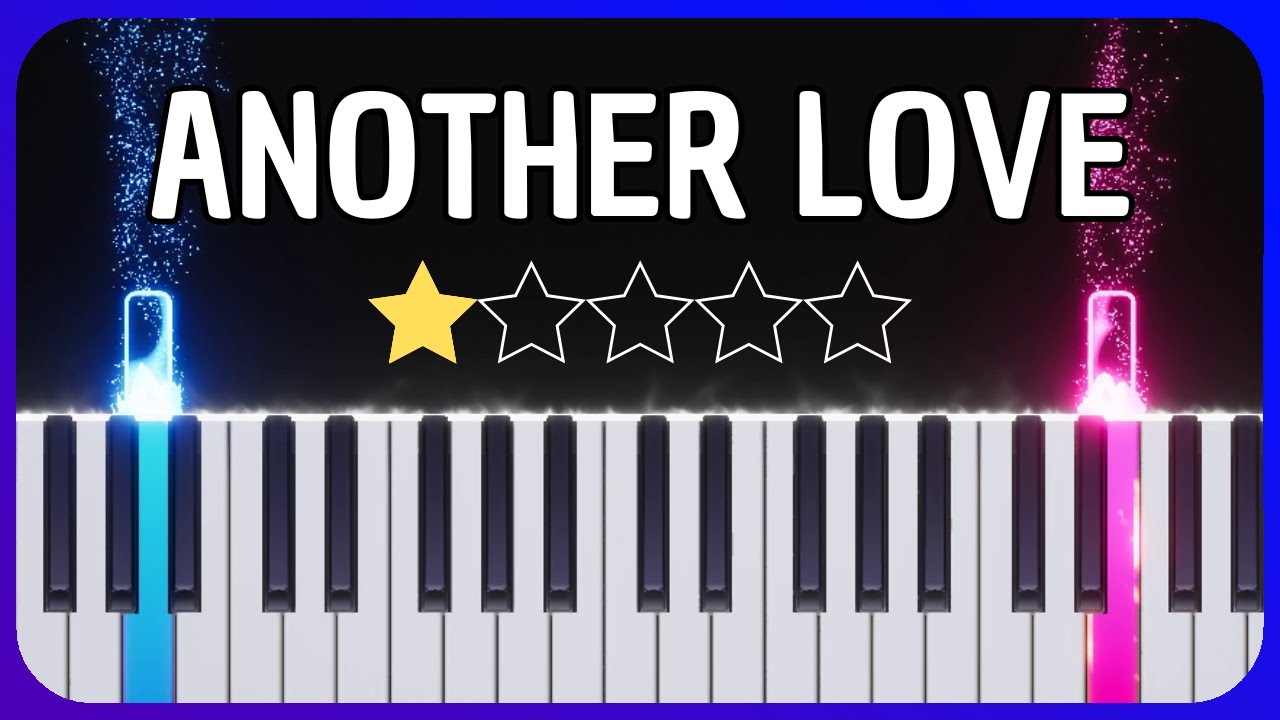 Tom Odell - Another Love - Easy Piano Tutorial + Sheet Music