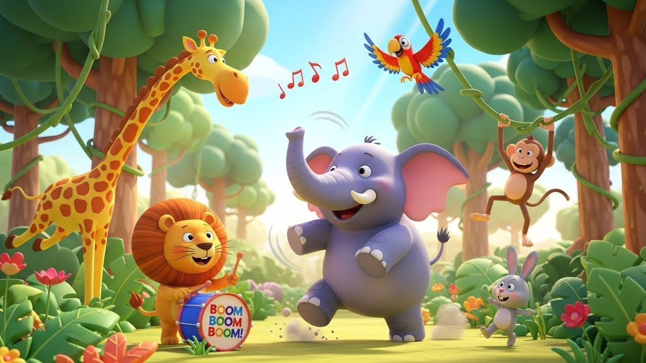Jungle Dance Jam | Fun Animal Dance Song for Toddlers to Sing and Move