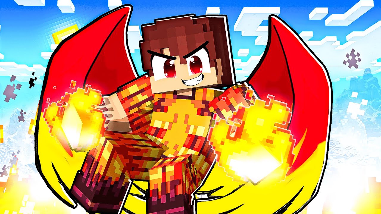 S4ULO é um BEBÊ FÊNIX de FOGO no Minecraft