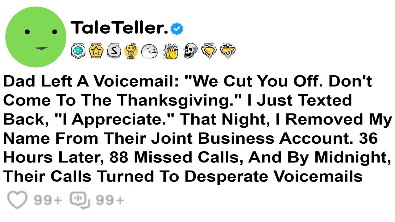 Dad Left A Voicemail: 