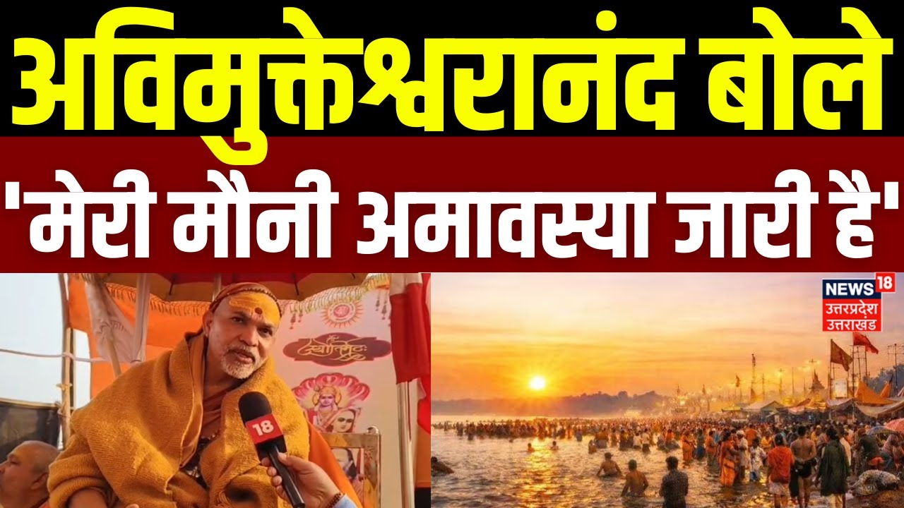 Awimukteshwaranand: अविमुक्तेश्वरानंद बोले, 'मेरी मौनी अमावस्या जारी है' | Sangam | Mauni Amavasya