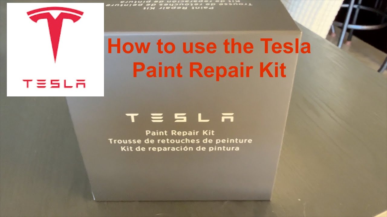 Как использовать краску Tesla Touch Up