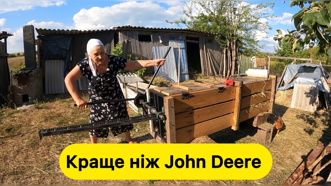 Саморобний прес для сіна. Тюковщик тюки #село #farming #фермер #дача #farm #трактор #machinery #мтз