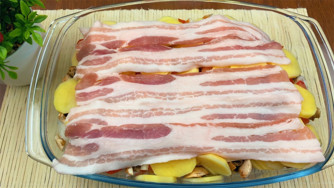 Вкусный бекон на ужин. Простой рецепт на каждый день!