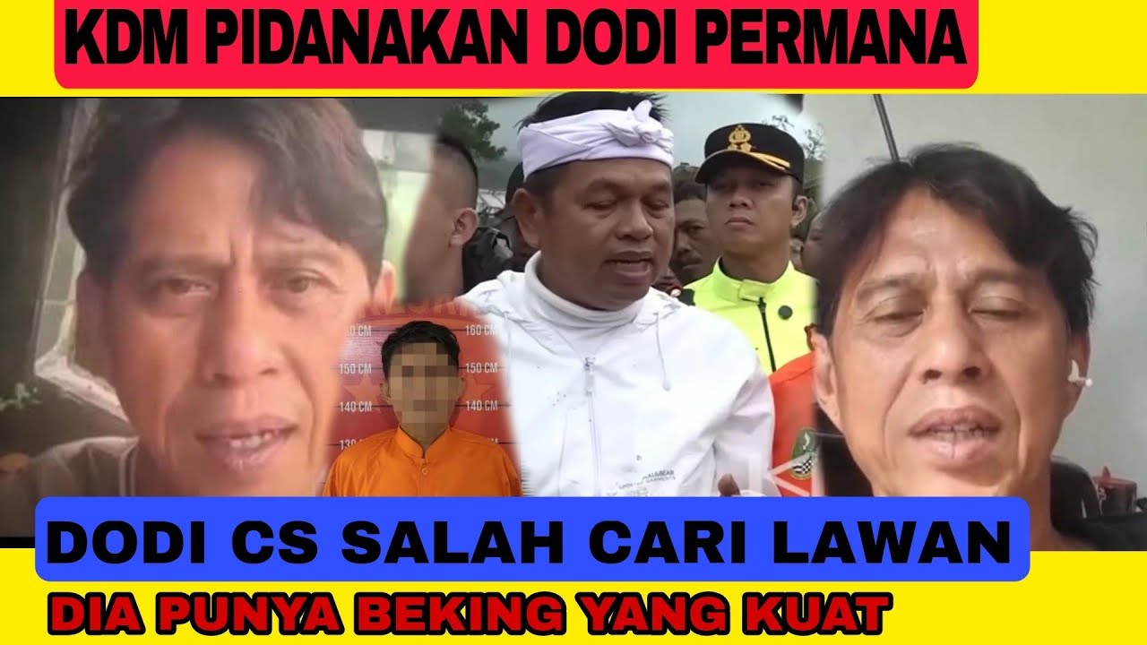 TEGAS‼️KDM PIDANAKAN DODI PERMANA YANG BUAT RUSUH SAAT DEMO?? ADA BEKING KUAT DI BELAKANGNYA#kdm 