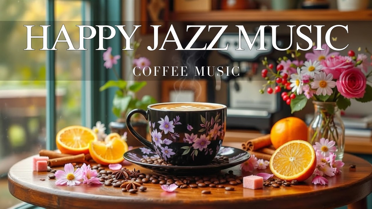 Happy Spring Morning Jazz ☕ Relaxing Coffee Jazz & Smooth Bossa Nova for Positive Energy