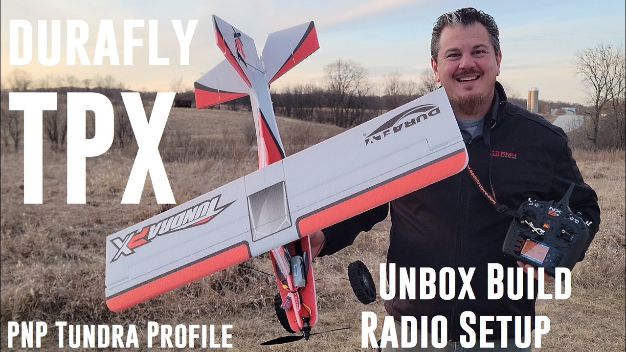 Durafly - Tundra TPX - 1050mm - Unbox, Build, & Radio Setup