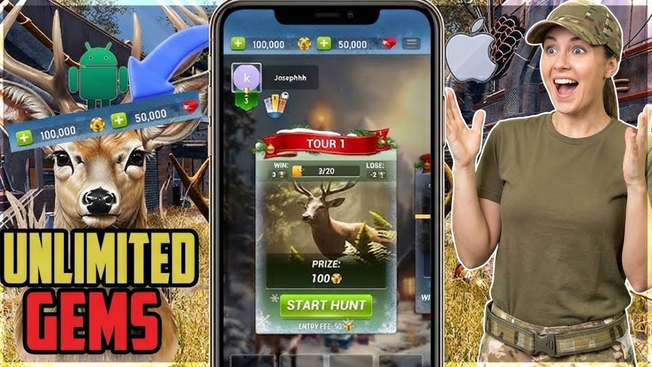 Hunting sniper hack - 99999 coins gems free (2026) 