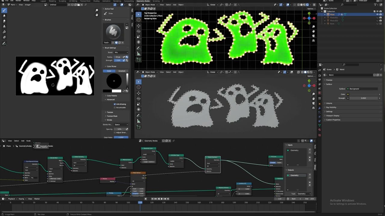 Draw Images with Geonodes!
