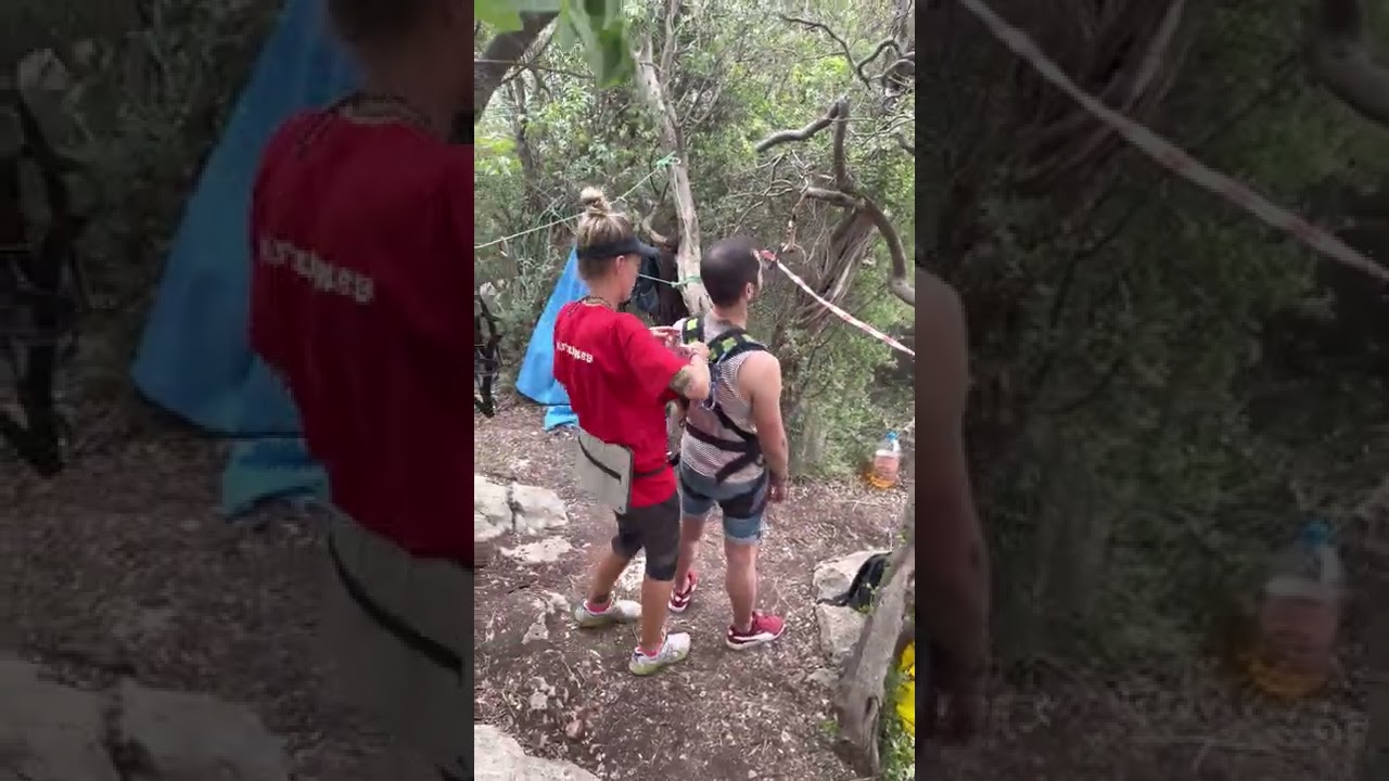 Mersin Erdemli Kayacı Vadisinde İple atlama Türkiye ile beraber bir gün geçirdim.