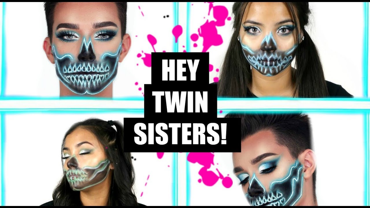 I TRIED FOLLOWING A James Charles MAKEUP TUTORIAL | MontoyaTwinz