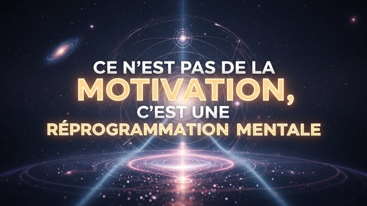 Ce n’est pas de la motivation c’est ton esprit qui est reprogrammé pour quelque chose de plus grand